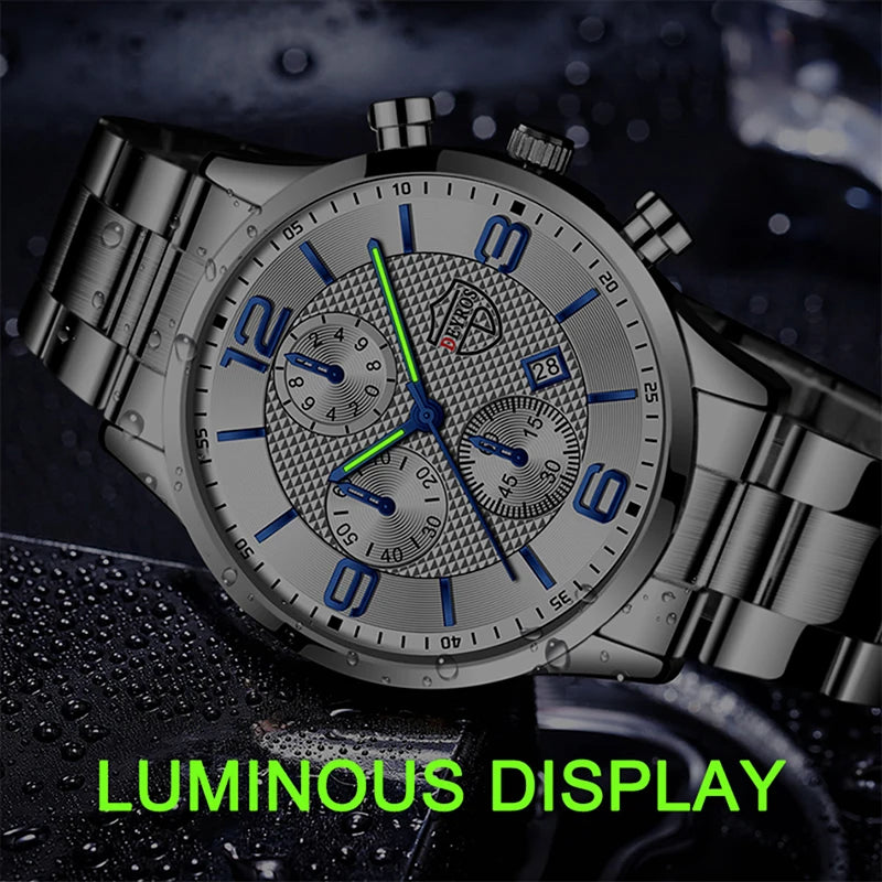 Business Steel Quartz Men Watch