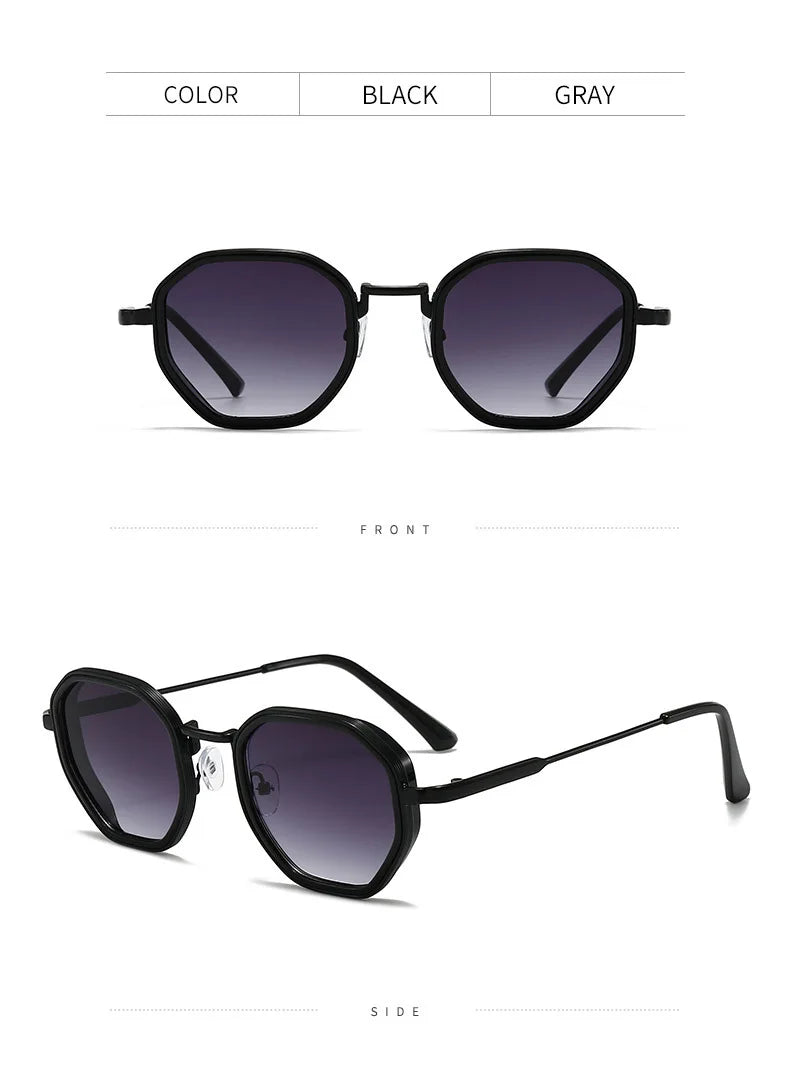 Geometric Square Retro Sunglasses