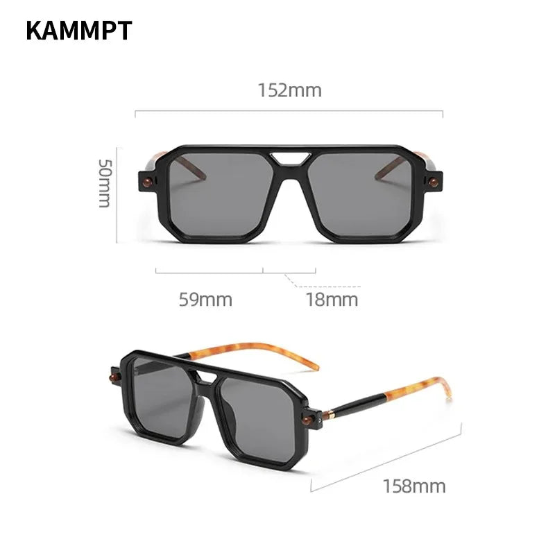 Thick Frame Square Sunglasses