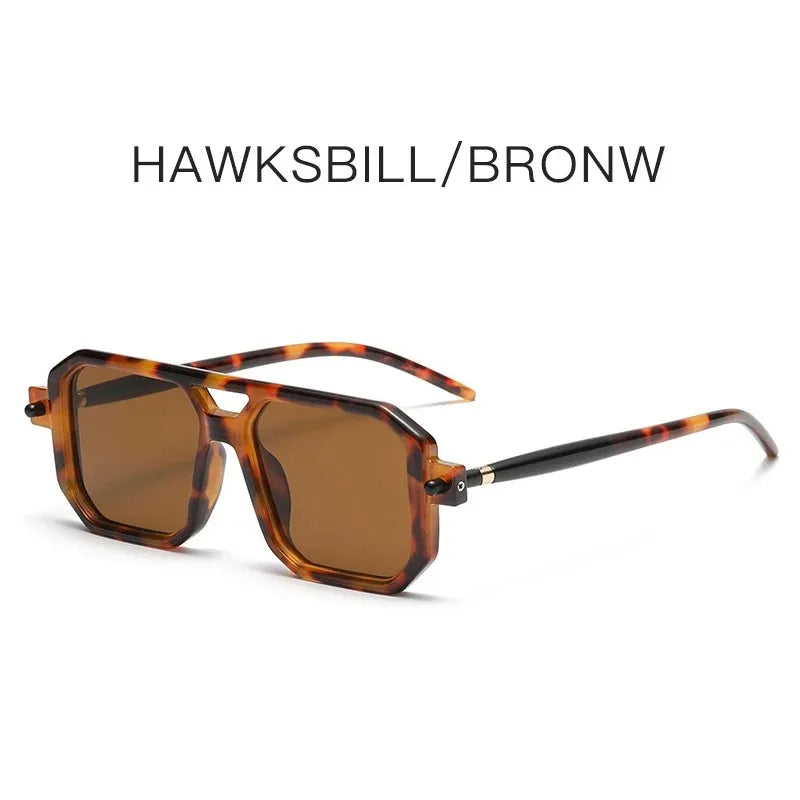 Thick Frame Square Sunglasses