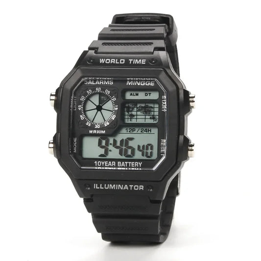 Retro Digital Men Sports Watch