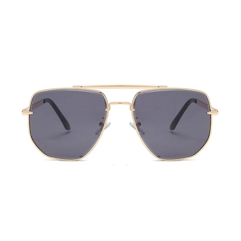 Vintage Metal Design Sunglasses