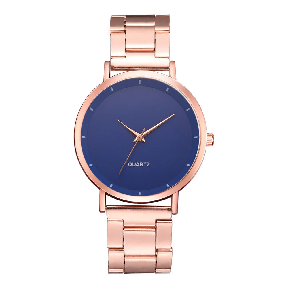 Rose Gold Business Women Watch