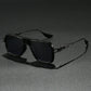 Wooden Vintage Square Sunglasses