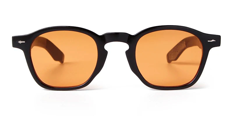 Yellow Orange Retro Sunglasses