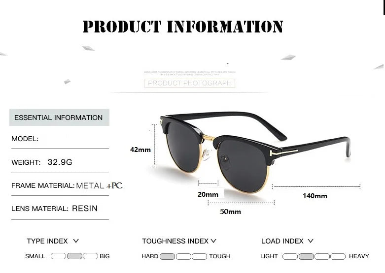 Classic Brand Fashion Sunglasses
