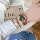 Steel Quartz Luxury Women Watch
