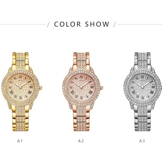 Diamond Luminous Quartz Women Watch