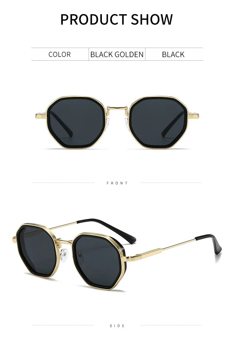 Geometric Square Retro Sunglasses