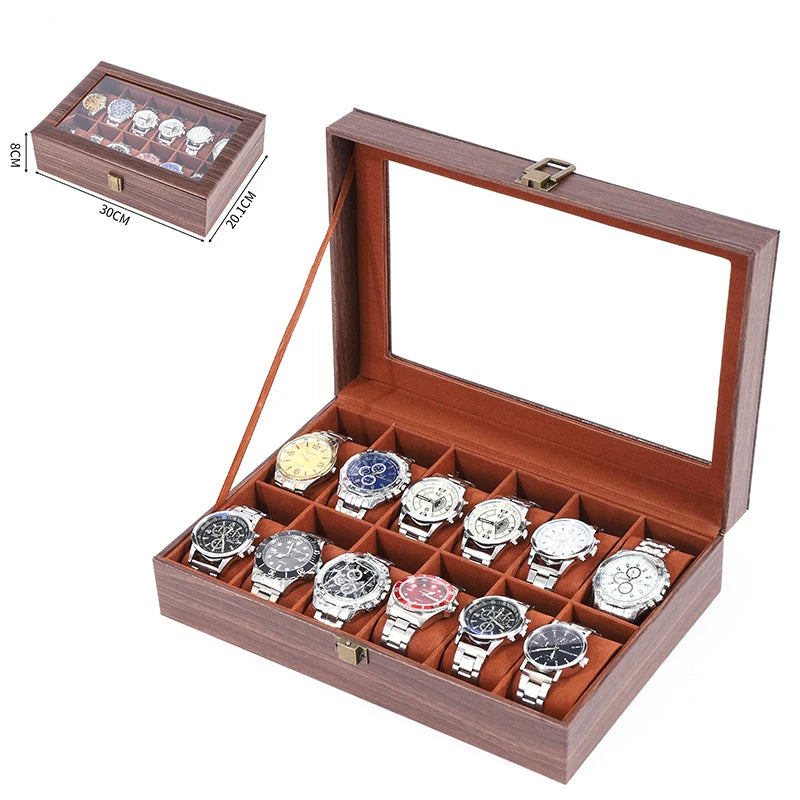 Wooden Multi Watch Organizer