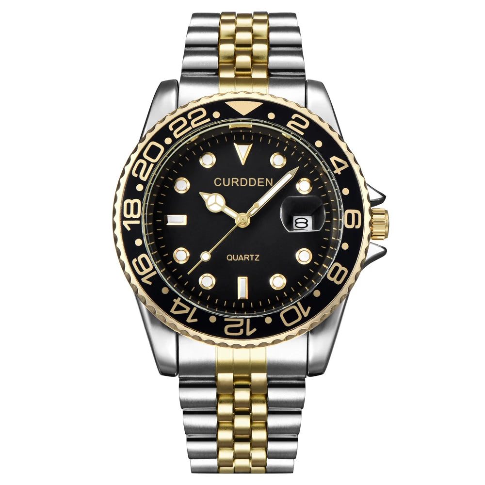 Green Dial Casual Men Watch