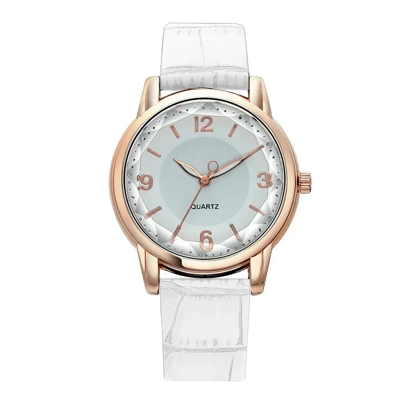 Luxury Leather Quartz Women Watch