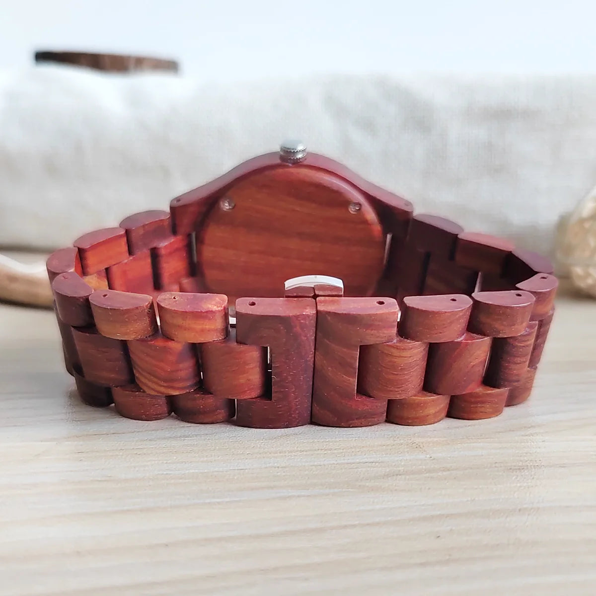 Wooden Luminous Women Watch