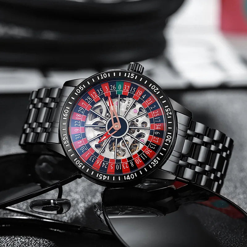Rotating Dial Automatic Men Watch