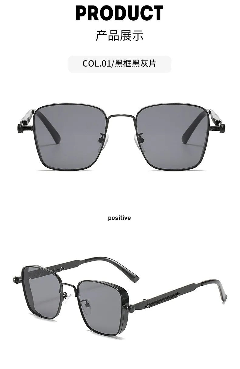Polarized Punk Metal Sunglasses