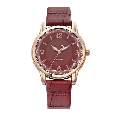 Luxury Leather Quartz Women Watch