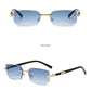 Rimless Rectangle Fashion Sunglasses