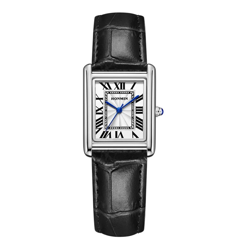 Couple Leather Quartz Watches Set