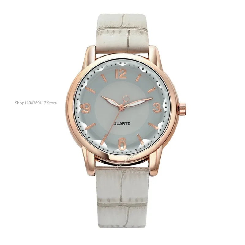 Luxury Leather Quartz Women Watch
