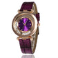 Diamond Leather Analog Women Watch