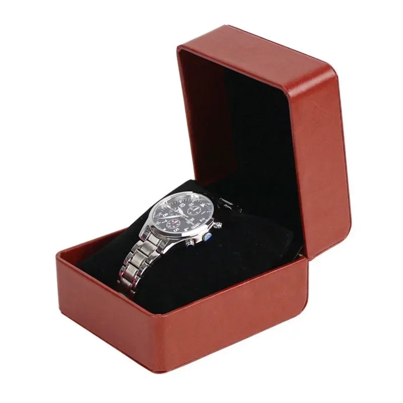 PU Leather Watch Storage Case