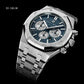 Chronograph Steel Quartz Men Watch