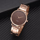 Rose Gold Business Women Watch