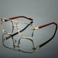 Retro Metal Square Sunglasses