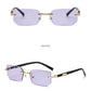 Rimless Rectangle Fashion Sunglasses