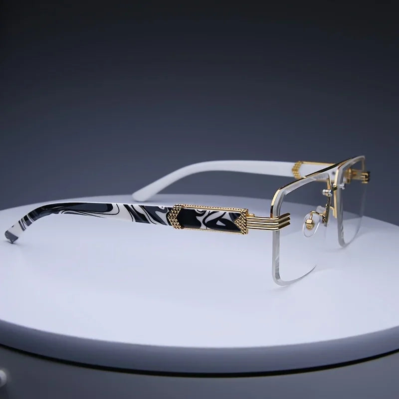 Frameless Classic Square Sunglasses