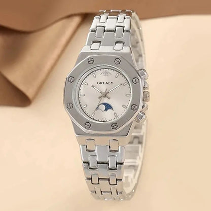 Green Minimal Quartz Women Watch