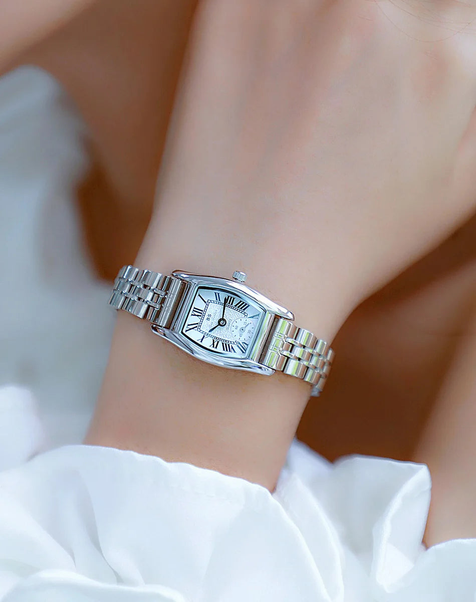 Vintage Rectangle Leather Women Watch