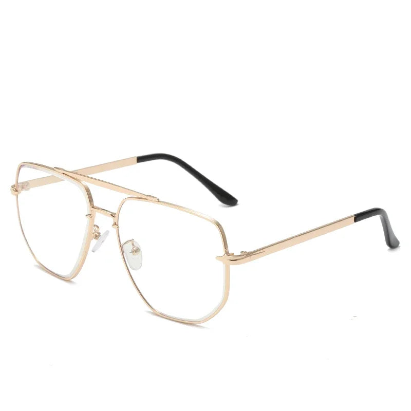 Vintage Metal Design Sunglasses