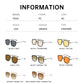 European Designer Big Frame Sunglasses