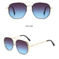 Steampunk Square Metal Sunglasses