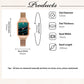 Square Dial Bracelet Watch Set