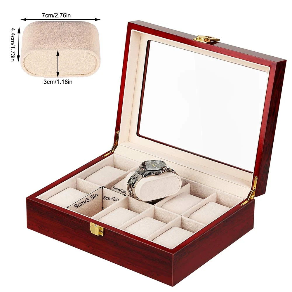 Wooden Multi Watch Storage Box