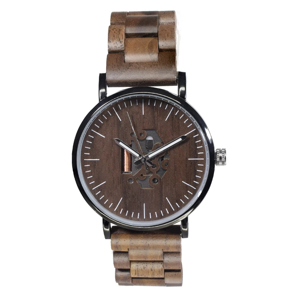 Minimal Wooden Couple Watch Set