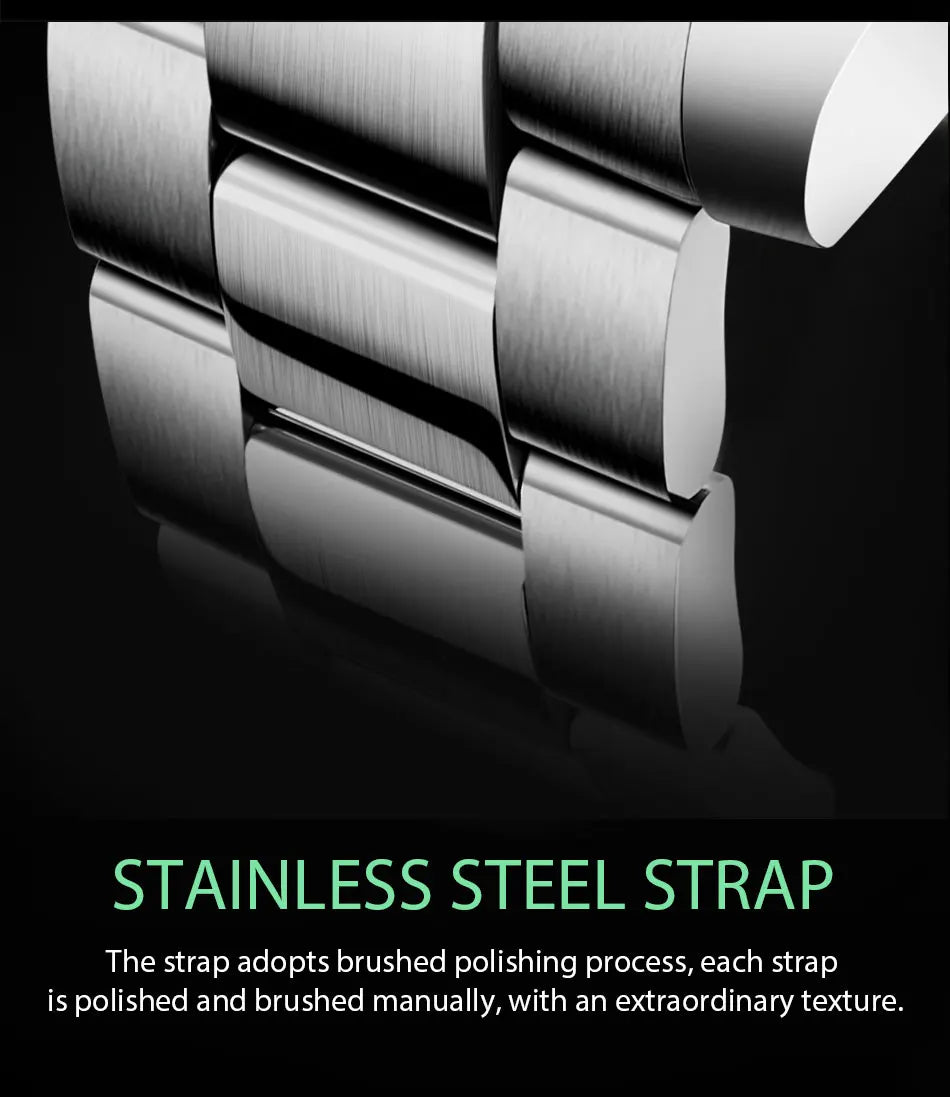 Luminous Date Quartz Men Watch