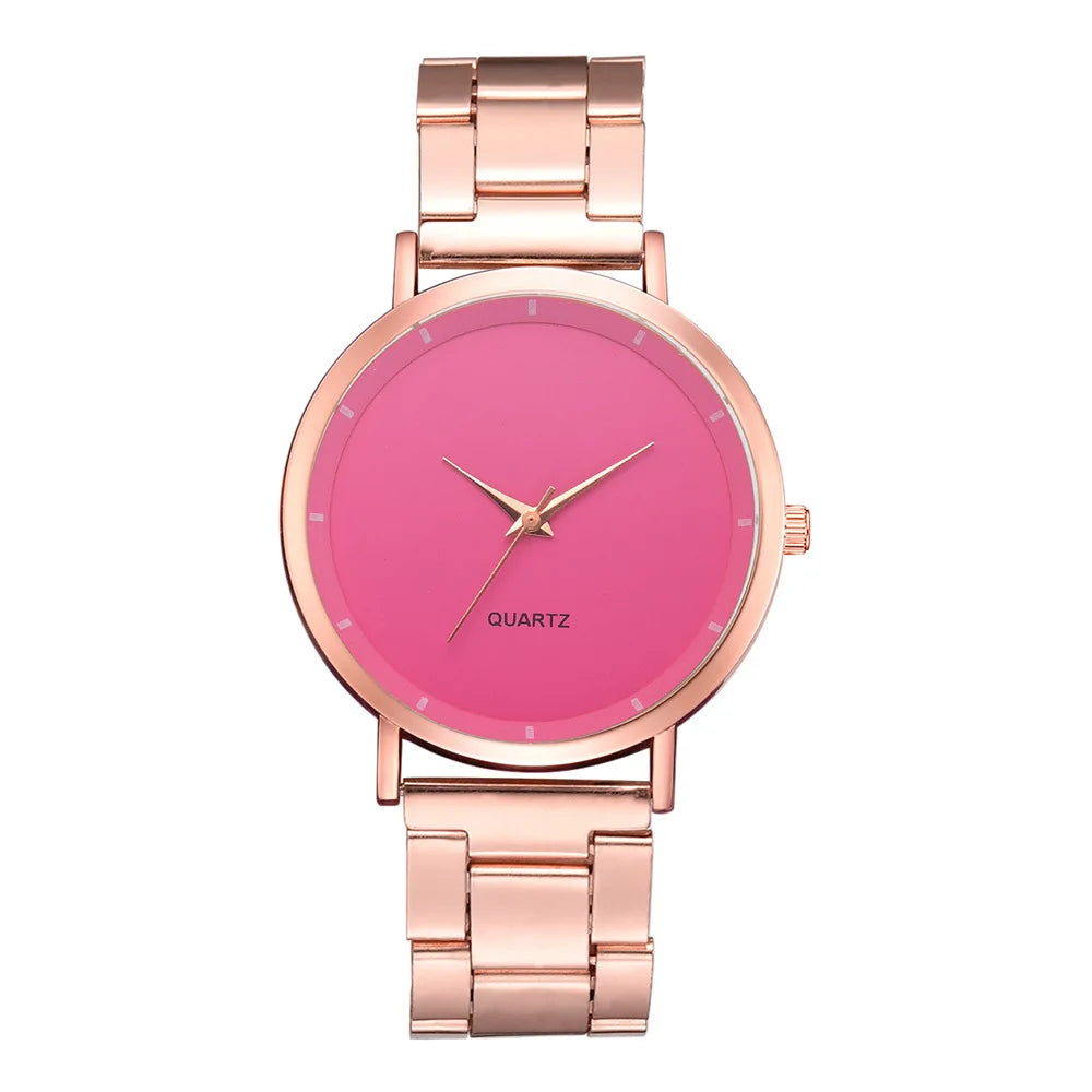 Rose Gold Business Women Watch