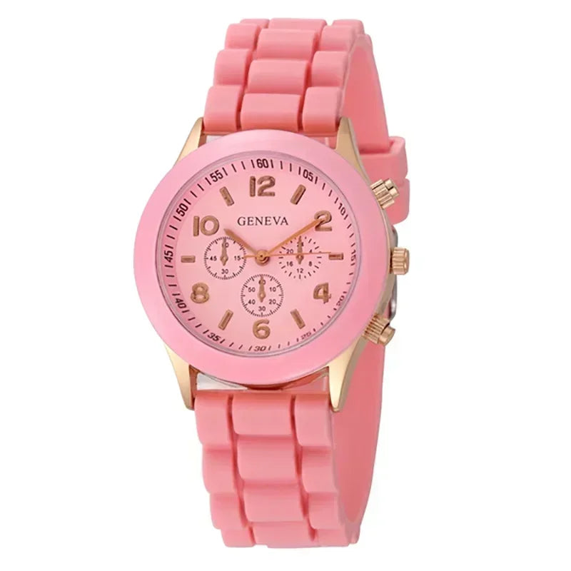 Silicone Strap Fashion Women Watch