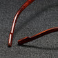Wooden Vintage Square Sunglasses