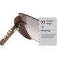 Rimless Vintage Letter Sunglasses