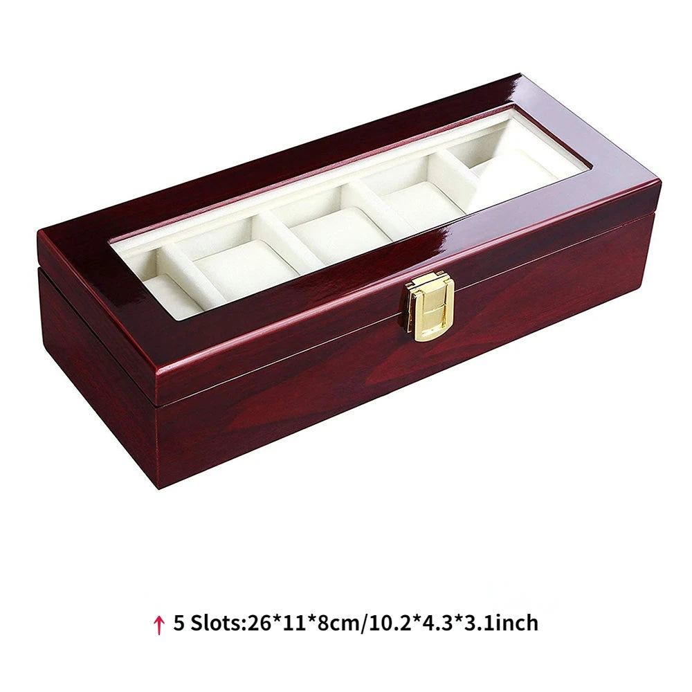 Wooden Multi Watch Storage Box