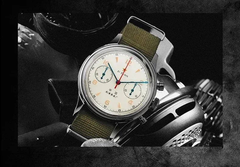 Pilot Chronograph Vintage Men Watch