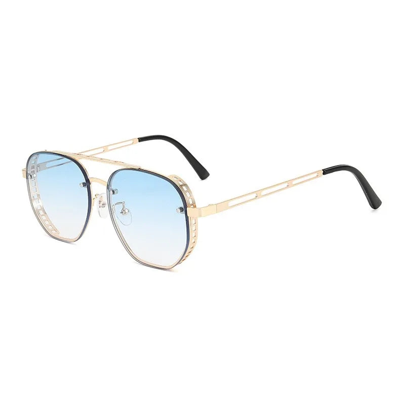 Steampunk Square Metal Sunglasses
