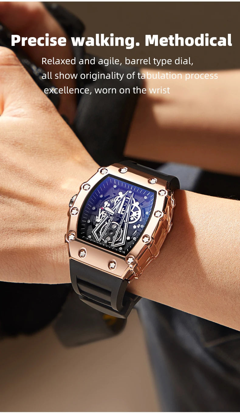 Large Dial Waterproof Men Watch