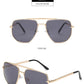 Vintage Metal Design Sunglasses