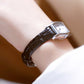 Vintage Rectangle Leather Women Watch