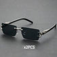 Classic Metal Square Sunglasses